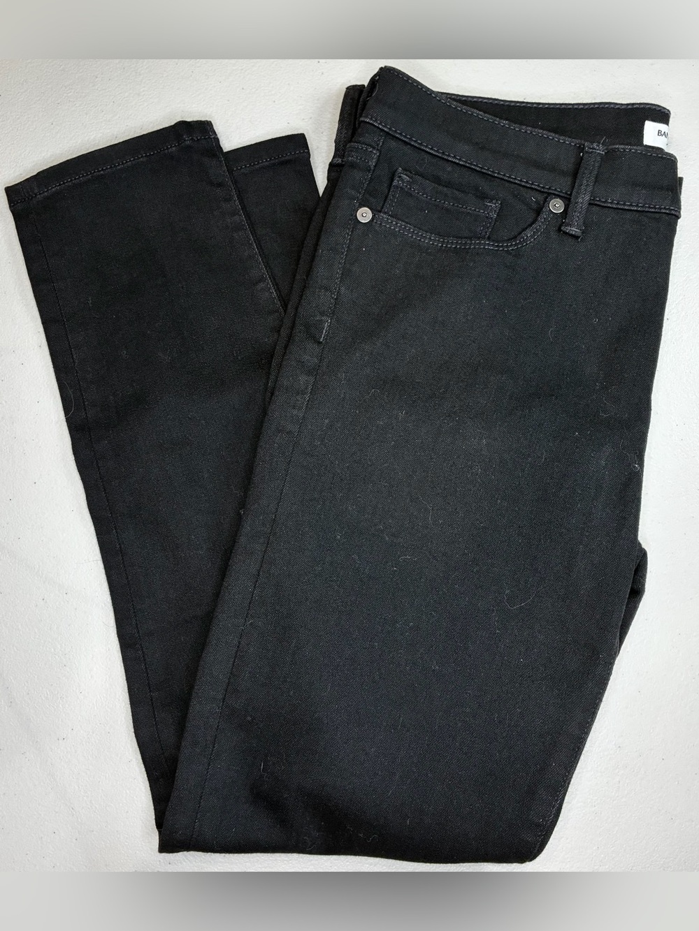 Women’s Banana Republic Skinny Ankle Premium Black Denim - size 30